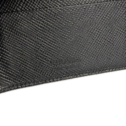 Prada Bifold Wallet Black Leather — view 5