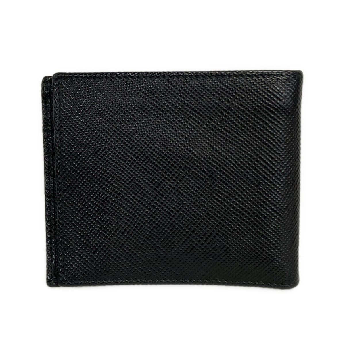 Prada Bifold Wallet Black Leather — view 2