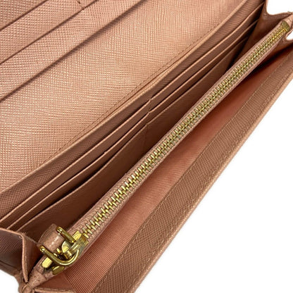 Prada Wallet Light Pink Ribbon Leather — view 4