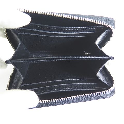 Louis Vuitton Epi Zippy Coin Purse Card Case Noir Black Reaction OK — view 9