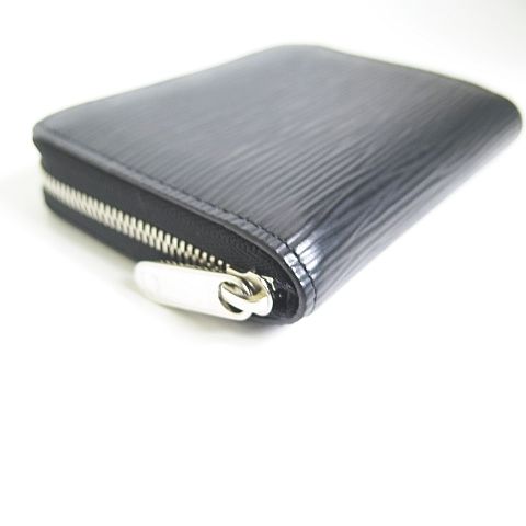 Louis Vuitton Epi Zippy Coin Purse Card Case Noir Black Reaction OK — view 4