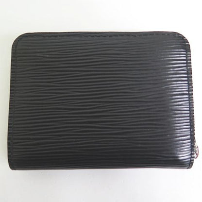 Louis Vuitton Epi Zippy Coin Purse Card Case Noir Black Reaction OK — view 8