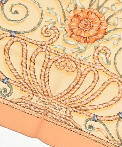 Hermes Bandana Scarf Orange — view 3