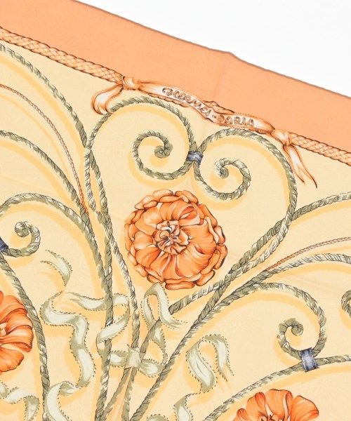 Hermes Bandana Scarf Orange — view 2