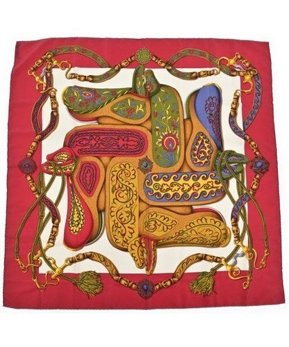 Hermes Bandana Scarf Red