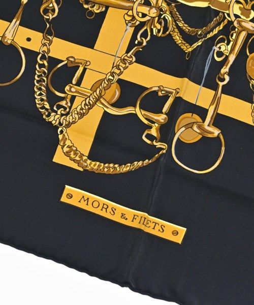 Hermes Bandana Scarf Black — view 3