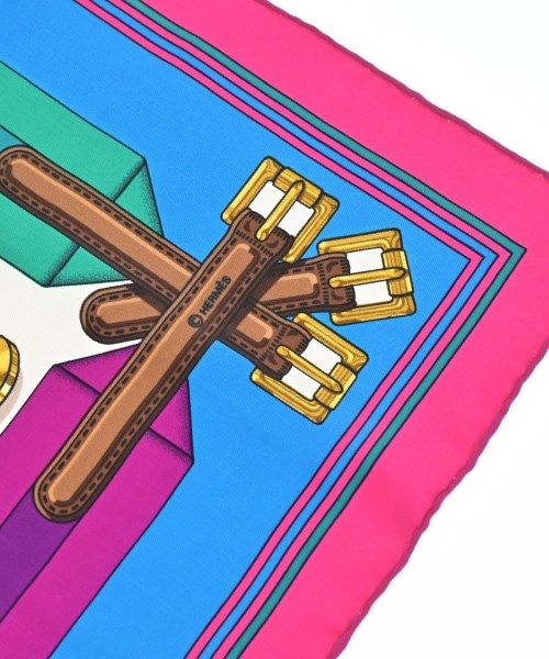 Hermes Bandana Scarf Pink — view 3