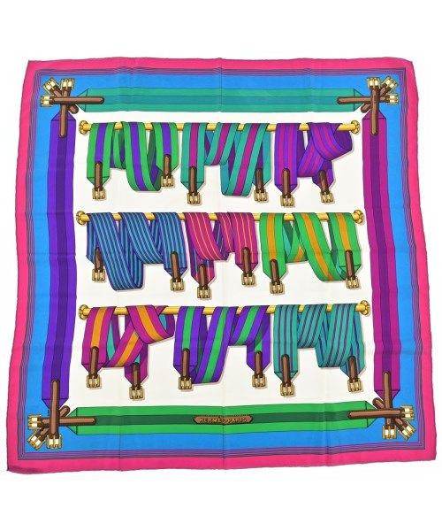 Hermes Bandana Scarf Pink