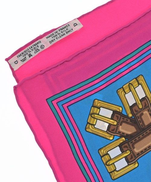Hermes Bandana Scarf Pink — view 4