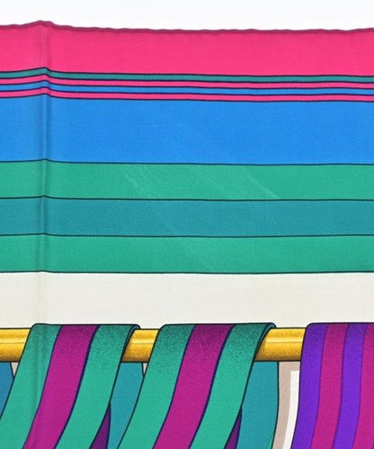 Hermes Bandana Scarf Pink — view 6