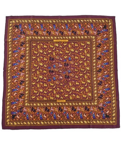Hermes Bandana Scarf Purple