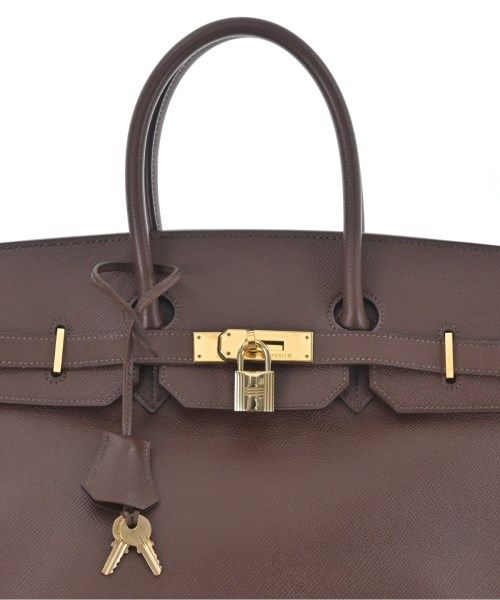 Hermes Handbag Brown — view 8