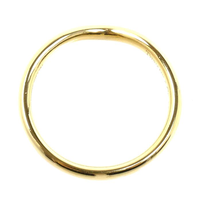 Tiffany & Co 18k Yellow Gold Curved Band Ring Diamond — view 4