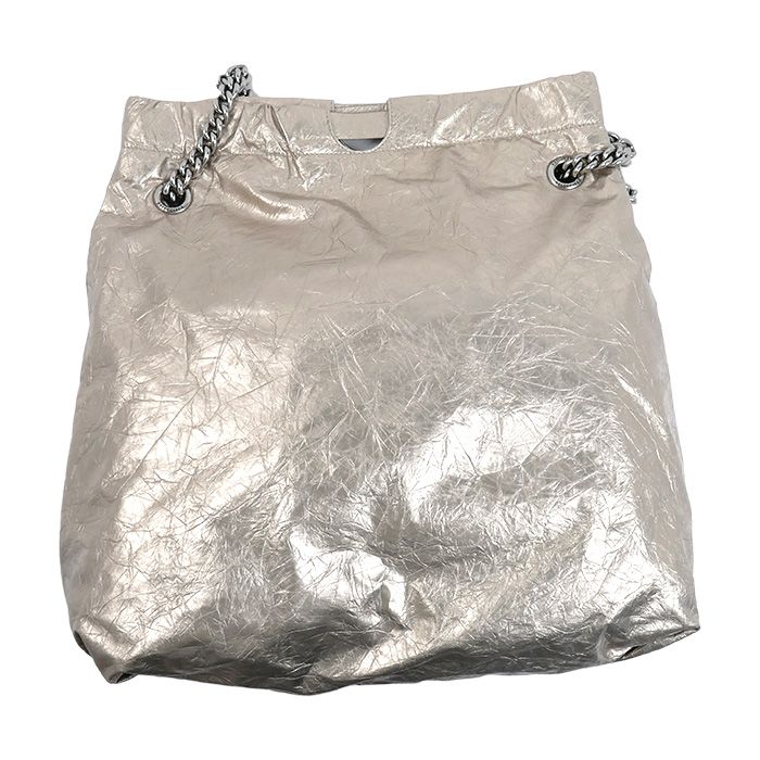 Balenciaga Crash Tote Shoulder Bag Champagne Gold — view 2