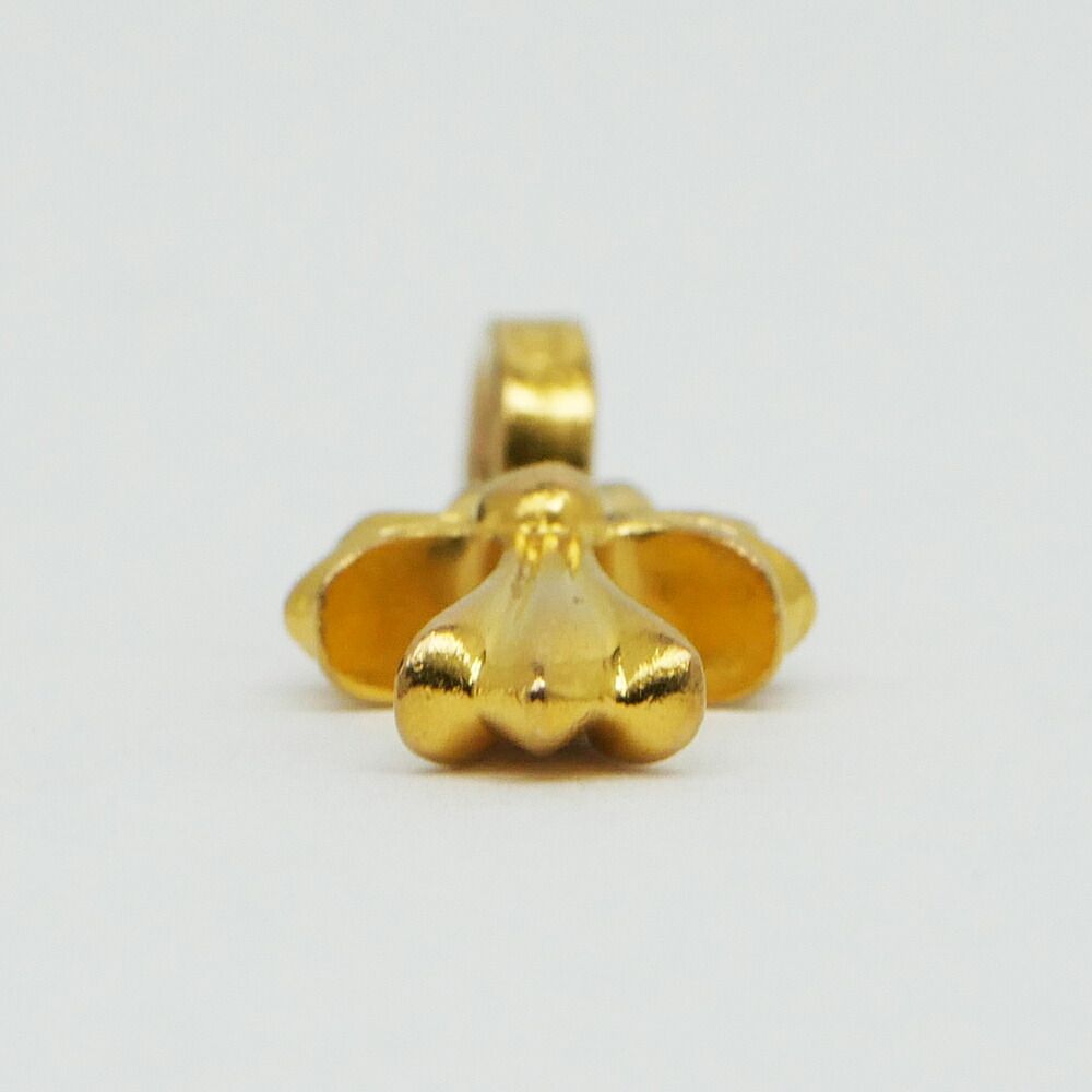 Chrome Hearts Baby Fat Cross Charm 22k Diamond Pendant Top — view 5