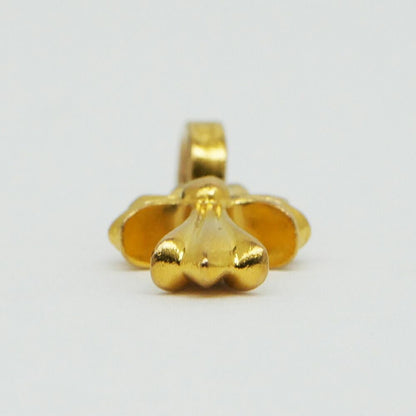 Chrome Hearts Baby Fat Cross Charm 22k Diamond Pendant Top — view 5