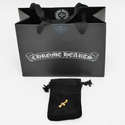 Chrome Hearts Baby Fat Cross Charm 22k Diamond Pendant Top — view 9