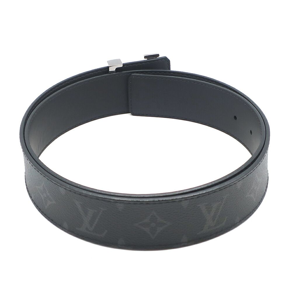 Louis Vuitton Tenture Ceinture Monogram Eclipse Black Belt Calf Leather — view 6