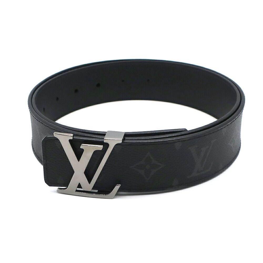 Louis Vuitton Tenture Ceinture Monogram Eclipse Black Belt Calf Leather — view 2