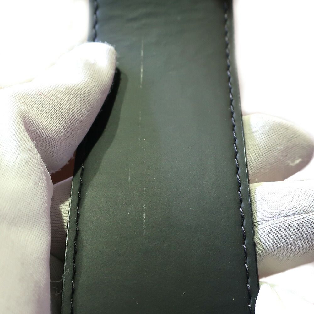 Louis Vuitton Tenture Ceinture Monogram Eclipse Black Belt Calf Leather — view 7