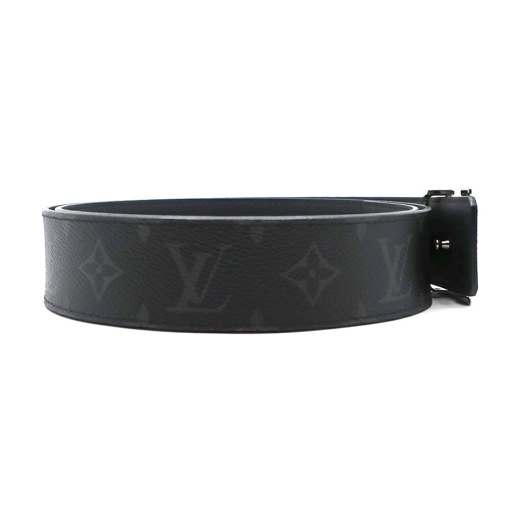 Louis Vuitton Tenture Ceinture Monogram Eclipse Black Belt Calf Leather — view 5