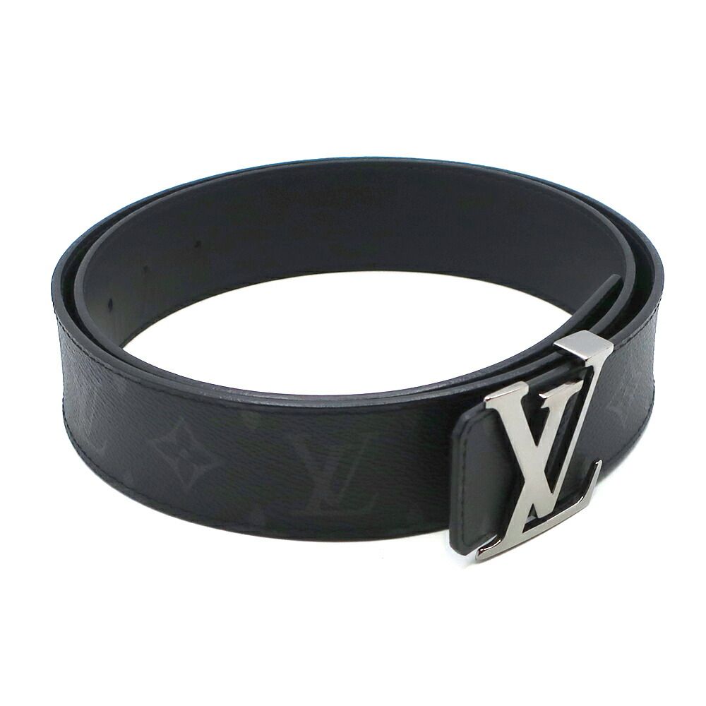Louis Vuitton Tenture Ceinture Monogram Eclipse Black Belt Calf Leather — view 3