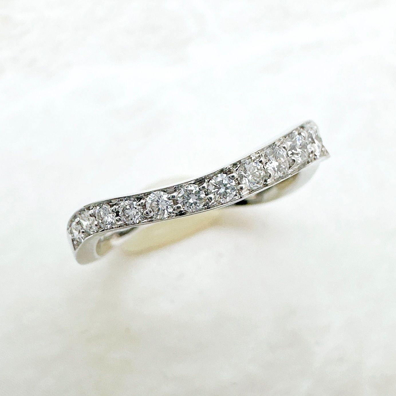 Dior Diamond White Gold Ring — view 2