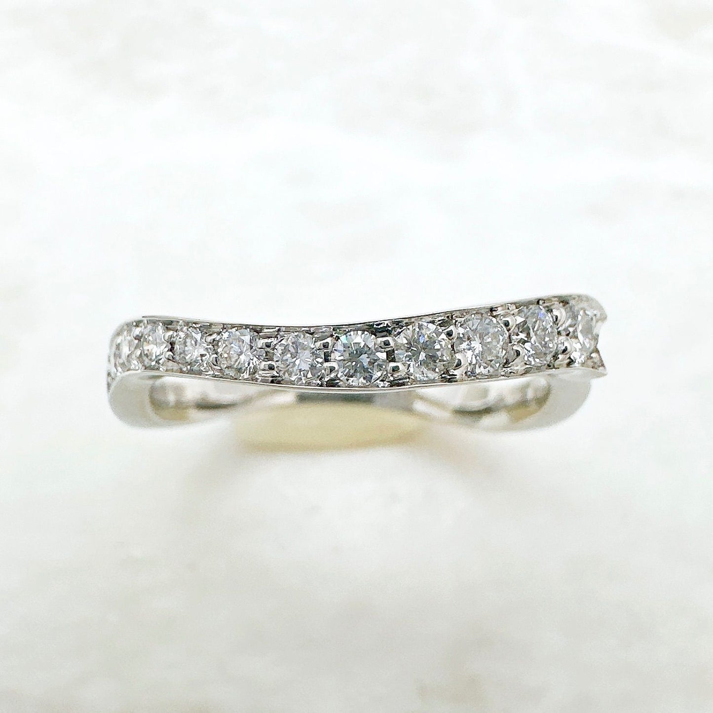 Dior Diamond White Gold Ring — view 3