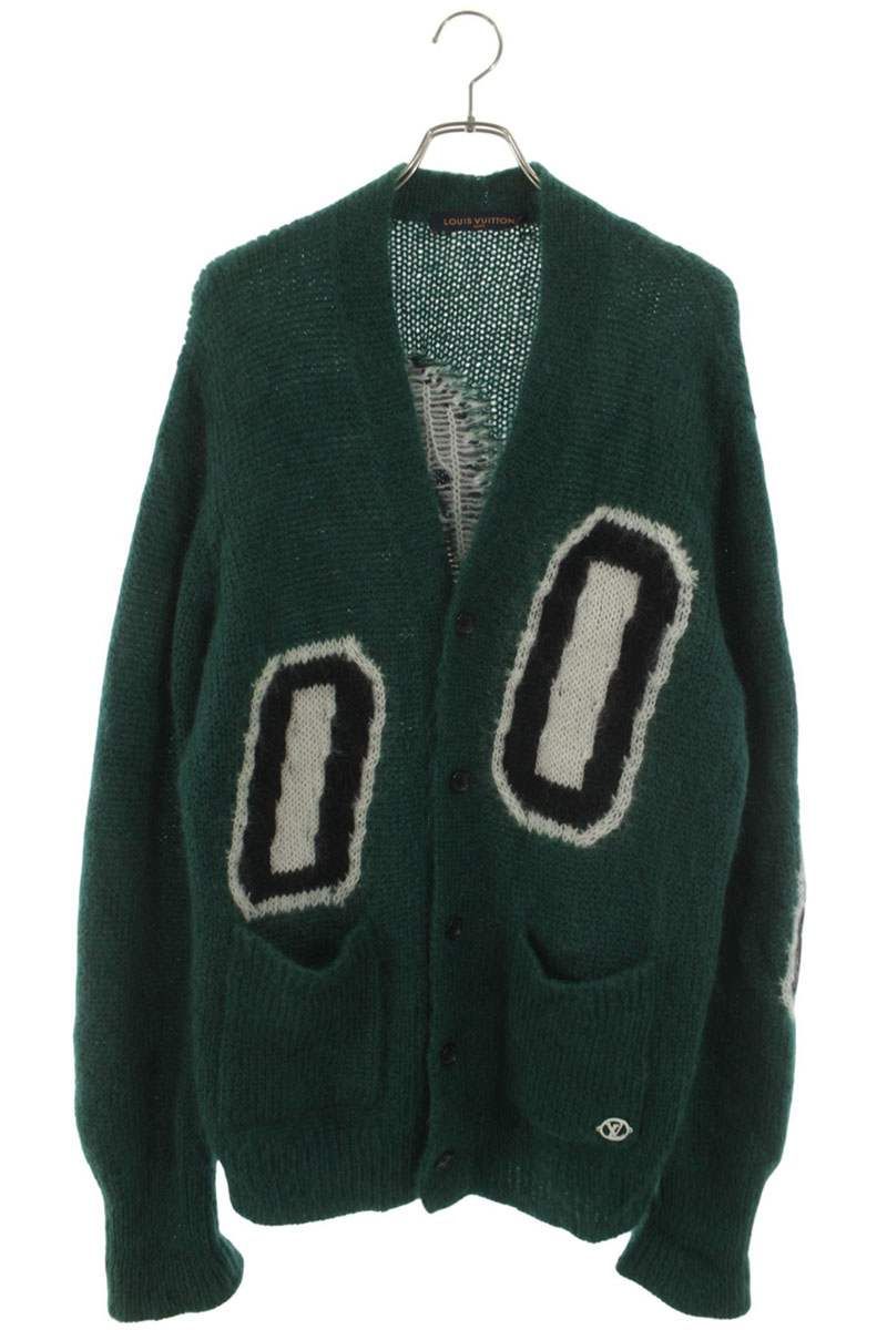 Louis Vuitton Qq9 Graphic Mohair Long Cardigan