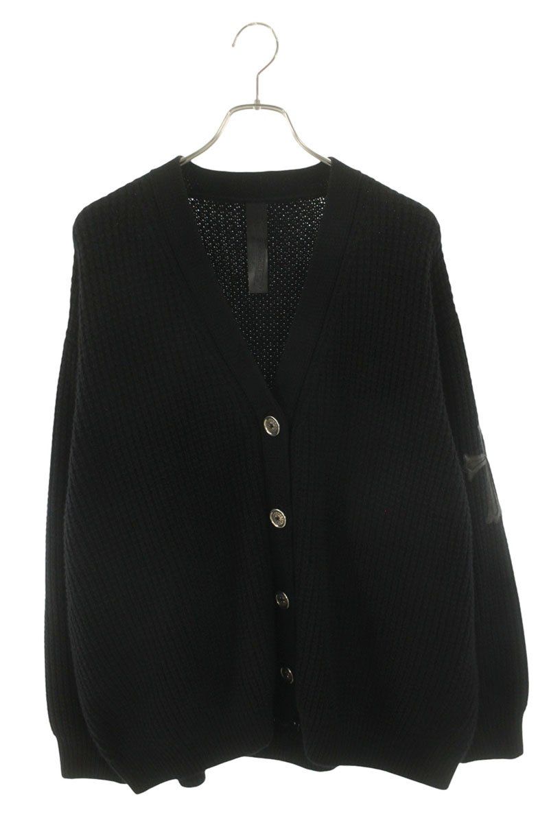 Chrome Hearts Hit & Run Cardigan Cross Patch Cashmere Knit