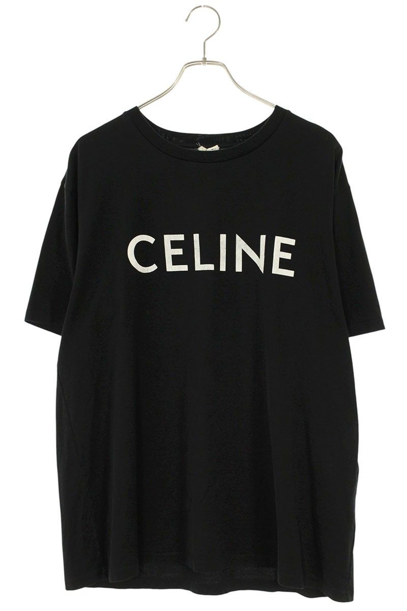 Celine Logo Print Loose Fit T-Shirt