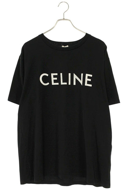 Celine Logo Print Loose Fit T-Shirt