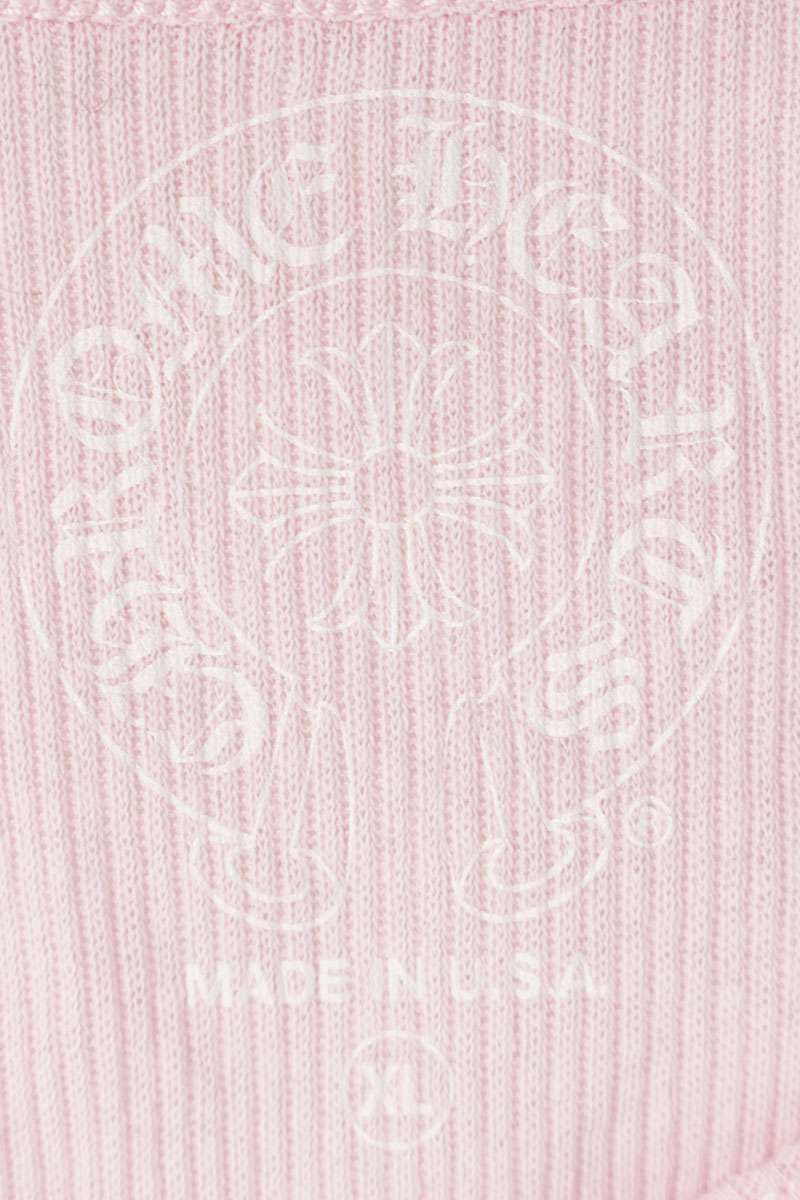 Chrome Hearts Rib Tank Neck Logo Print Top XL — view 3