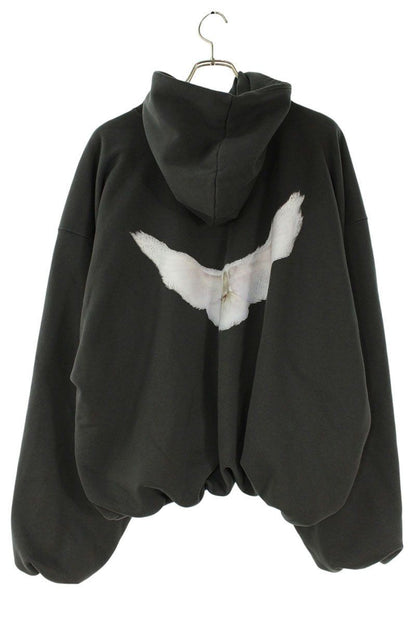 Balenciaga E-j Gap Bibalenciaga Logo Print Hoodie — view 2