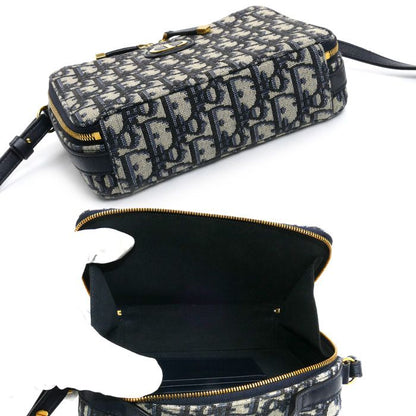 Dior Trotter Oblique 30 Montaigne 2-Way Shoulder Bag Beige Navy — view 3