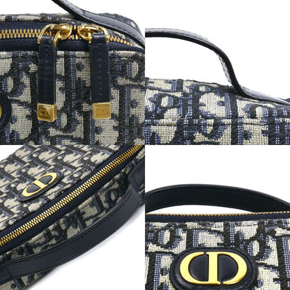 Dior Trotter Oblique 30 Montaigne 2-Way Shoulder Bag Beige Navy — view 5