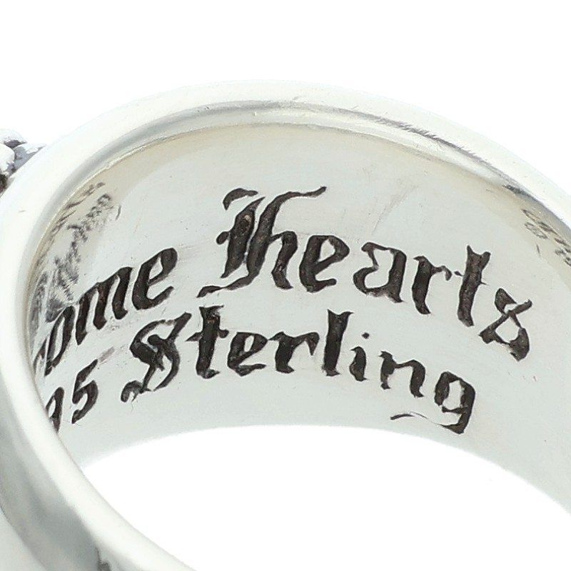 Chrome Heart in Band Silver Ring — view 4