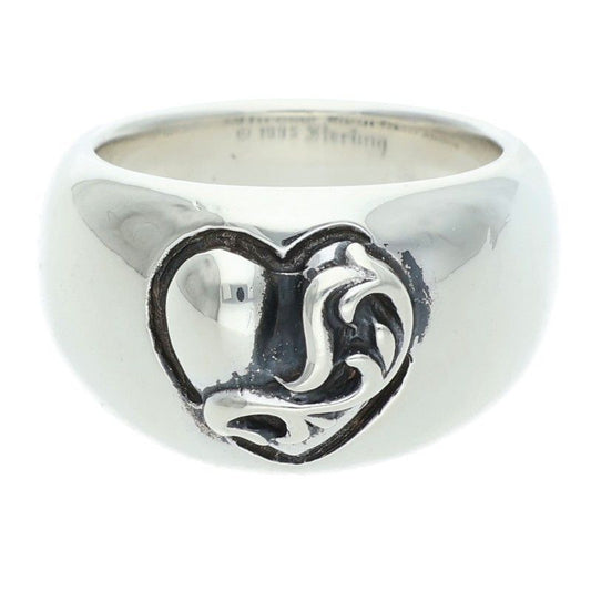 Chrome Heart in Band Silver Ring