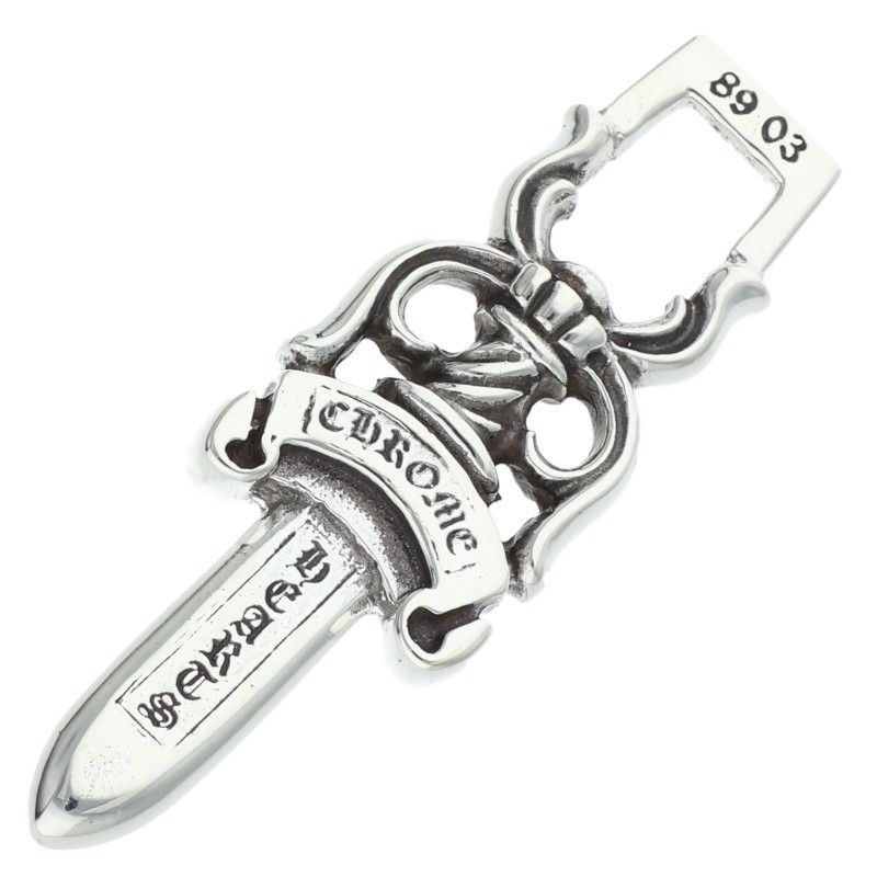 Chrome Hearts Pendant Silver Necklace 10