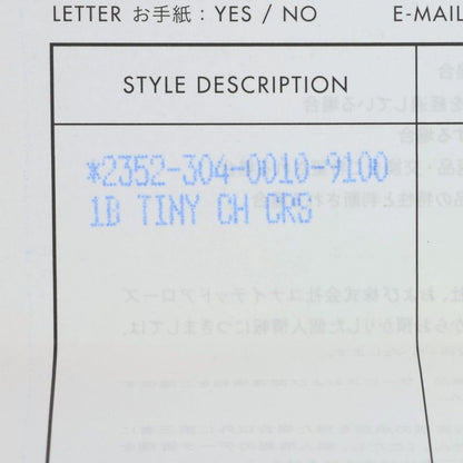 Chrome Hearts Tny CH Crs 1 Ball Tiny CH Cross Charm Silver Necklace Top — view 5