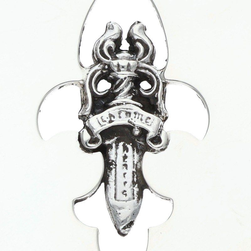 Chrome Hearts D Tag Lrg Fle Dag Fudaga Dog Tag Large Necklace Top — view 4