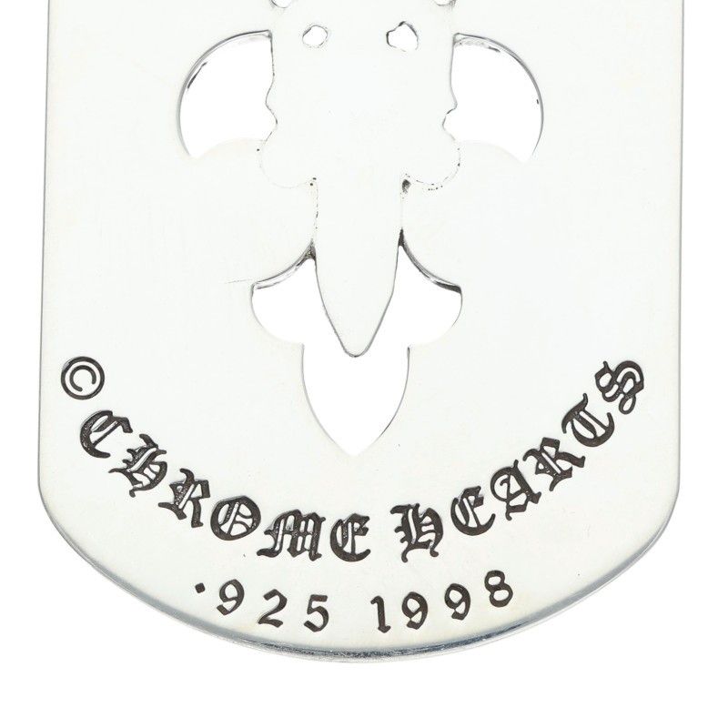 Chrome Hearts D Tag Lrg Fle Dag Fudaga Dog Tag Large Necklace Top — view 3