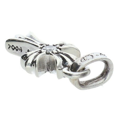 Chrome Hearts Crs Baby Fat Dmnd Fat 1 Diamond on Both Sides Charm Silver — view 5