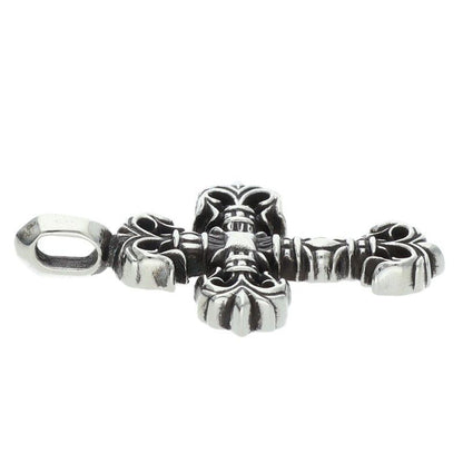Chrome Hearts Charm Filigree Tiny Silver Necklace Top — view 4