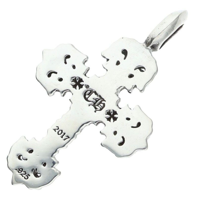 Chrome Hearts Charm Filigree Tiny Silver Necklace Top — view 2