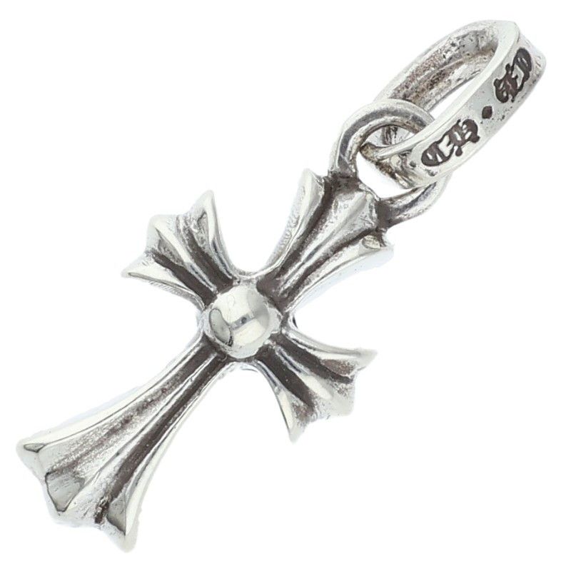 Chrome Hearts Crs Baby Fat Charm Silver Necklace Top — view 2