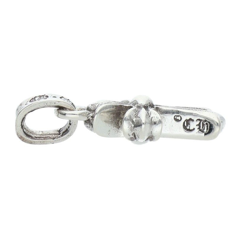 Chrome Hearts Crs Baby Fat Charm Silver Necklace Top — view 3