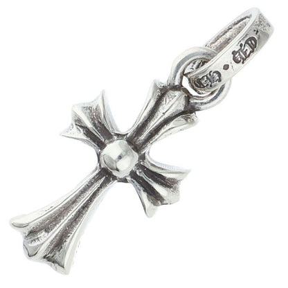 Chrome Hearts Crs Baby Fat Charm Silver Necklace Top
