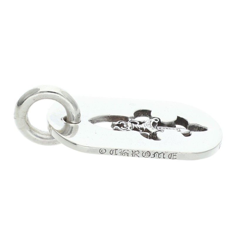 Chrome Hearts D Tag Sml Fle Dag Fudaga Dog Tag Small Necklace Top — view 3