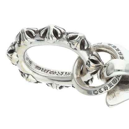 Chrome Hearts 3 CH Crs Lrg Triple CH Cross Large Silver Necklace Top — view 4